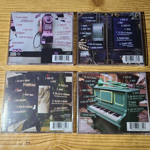 Taylor Swift "The Life of A Showgirl" Variant CDS lot (X4) NEW - Picture 3 of 11